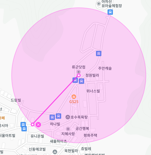 서울 광진구 중곡동 | 월주차 정기권 | 전일제 | 긴고랑계곡 인근 주차장