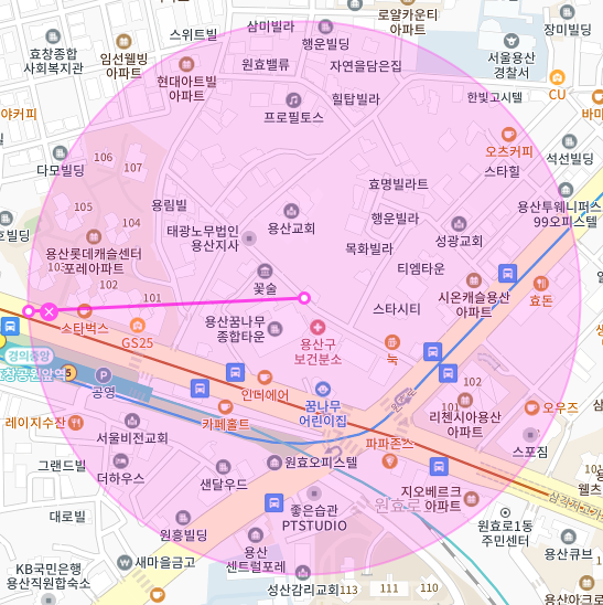 서울 용산구 원효로1가 | 월주차 정기권 | 전일제 | 용산꿈나무도서관 인근 주차장