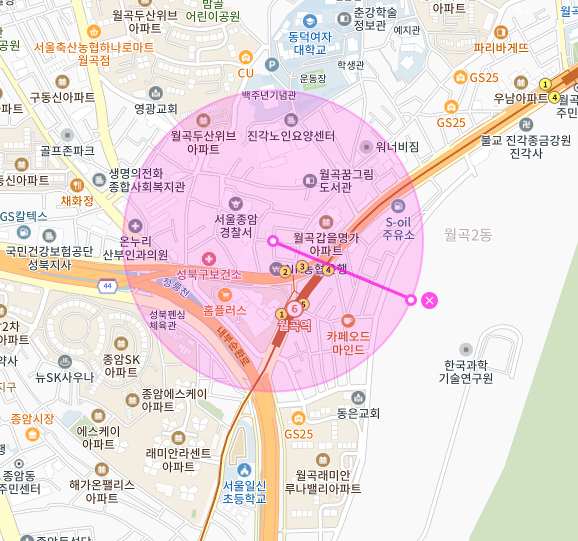 성북구 월곡역 인근 주차장 정보 / 12만원 / 종암경찰서 인근 주차장