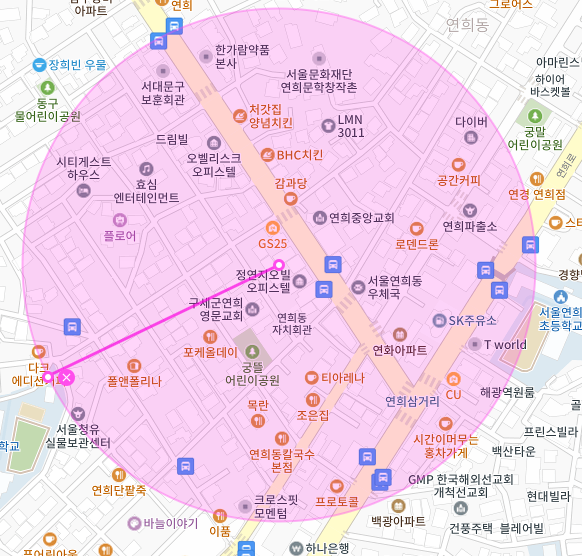 서울 서대문구 연희동 | 월주차 정기권 | 주간 | 연희삼거리 인근 주차장