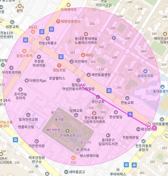 서울 동대문구 답십리동 | 월주차 정기권 | 전일제 | 간데메공원 인근 주차장