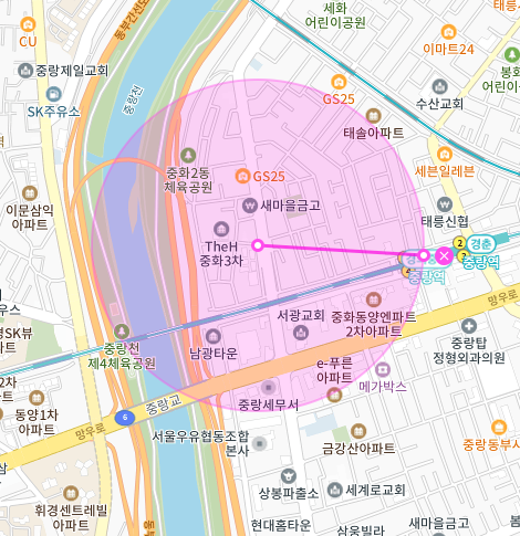 중랑구 중화동 주차장 정보 안내드립니다!