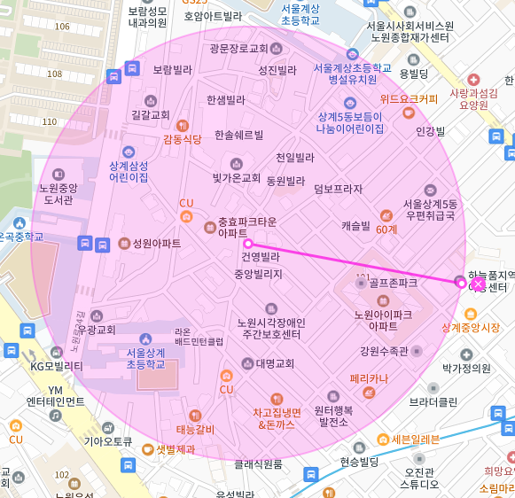 서울 노원구 상계동 | 월주차 정기권 | 주간 | 온곡중학교 인근 주차장
