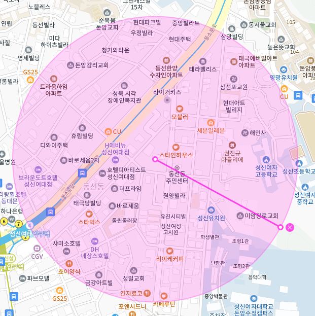 서울 성북구 동선동3가 | 월주차 정기권 | 전일제 | 성신여대입구역 인근 주차장