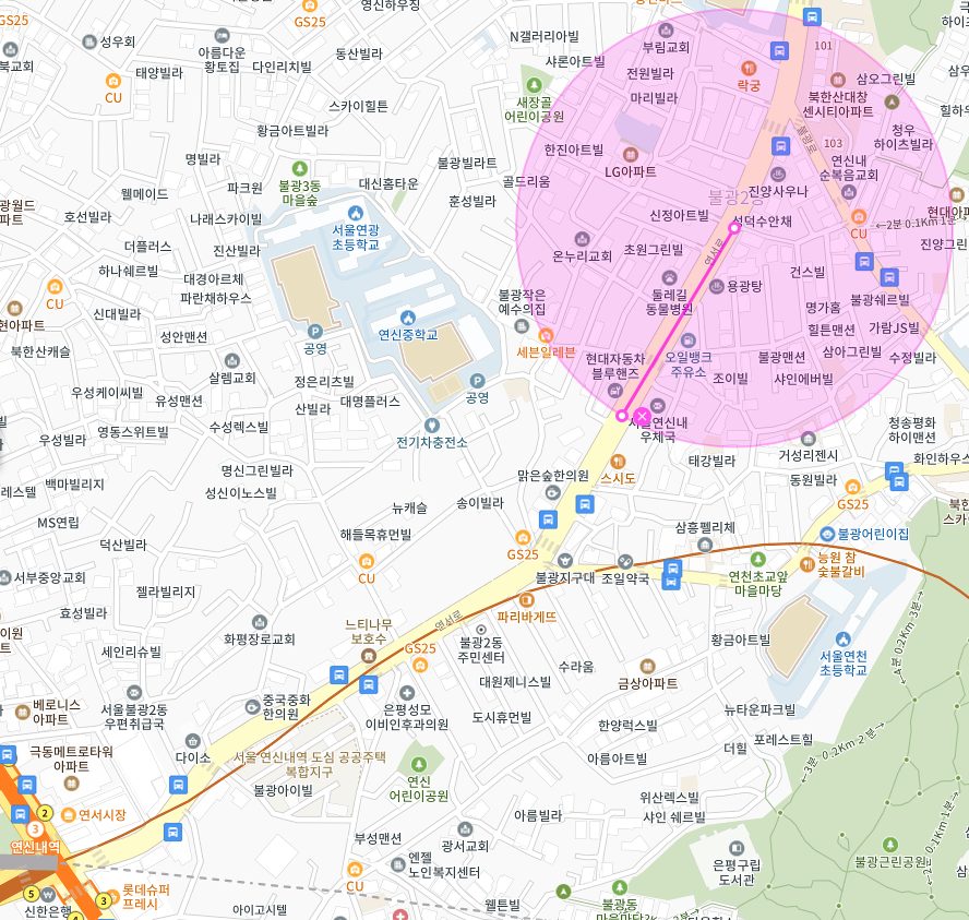 서울연신초등학교 인근 주차장 | 주만사 월주차 | 은평구 불광동 연신내역