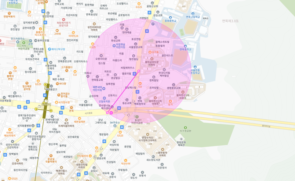 사가정역 주차 / 중랑구 월주차 / 면목동 주차장 / 주만사 / 평일 주간제