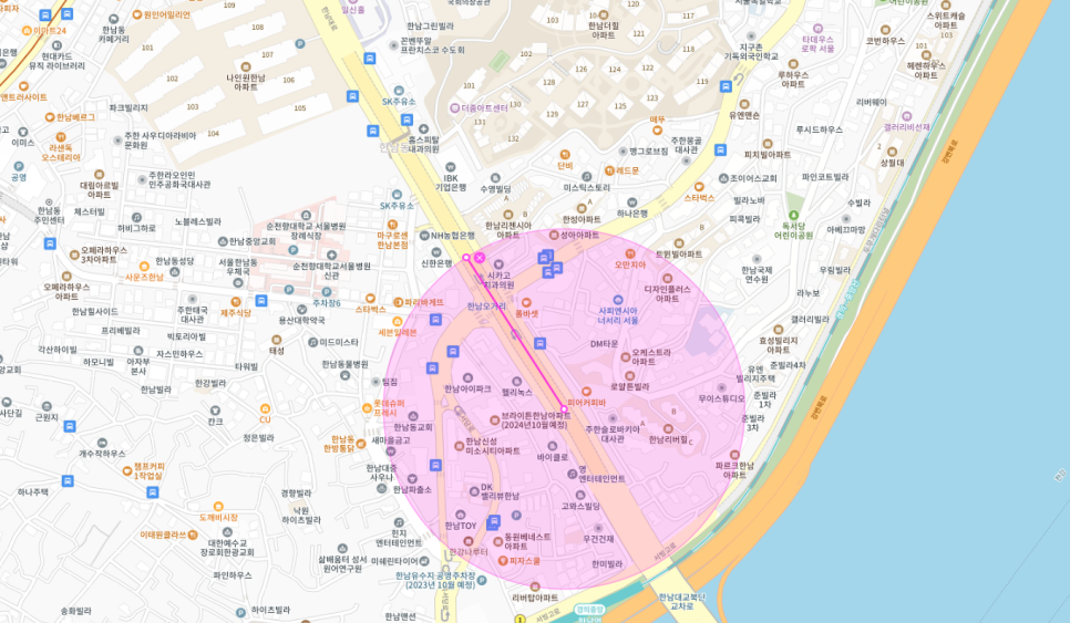 한남동 용문동 주차 / 용산구 월주차 / 신규 주차장 / 주만사 /  평일 주말 전일제