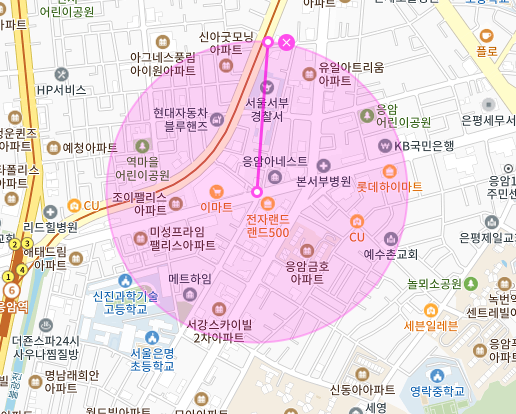 은평구 응암동 인근 주차장 정보 / 10만원 / 서울서부경찰서 인근 주차장