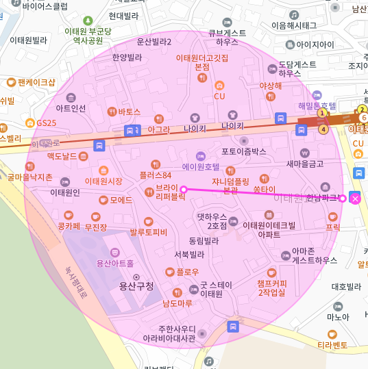 [신규] 서울 용산구 이태원동 | 월주차 정기권 | 전일제 | 새로 추가된 주차장