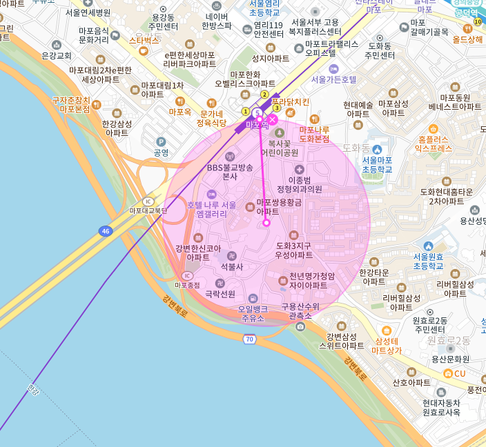 마포구 마포동 인근 주차장 정보 / 일 6천원 / 마포역 인근 주차장
