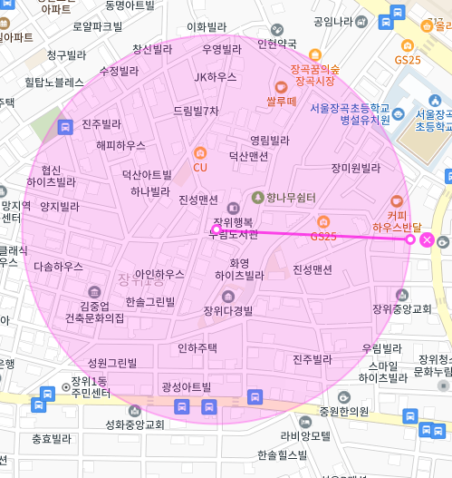 서울 성북구 장위동 | 월주차 정기권 | 주간 | 장위행복누림도서관 인근 주차장
