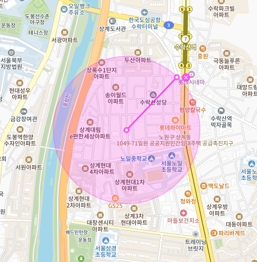 노원구 상계동 인근 주차장 정보 / 8만원 / 수락산역 인근 주차장 / 주만사 월주차 / 대기신청 가능
