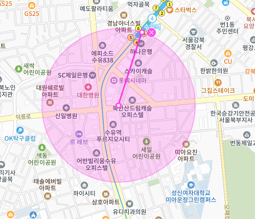 강북구 번동 인근 주차장 정보 / 14만원 / 수유역 인근 주차장 / 주만사 월주차