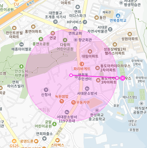 서대문구 연희동 인근 주차장 정보 / 9만4천원 / 주만사월주차
