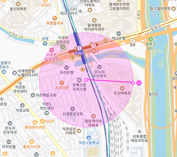 성북구 석관동 인근 주차장 정보 / 11만원 / 석계역 인근 주차장 / 주만사 월주차