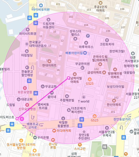 서울 동대문구 장안동 | 월주차 정기권 | 주간 | 장안동삼거리 인근 주차장