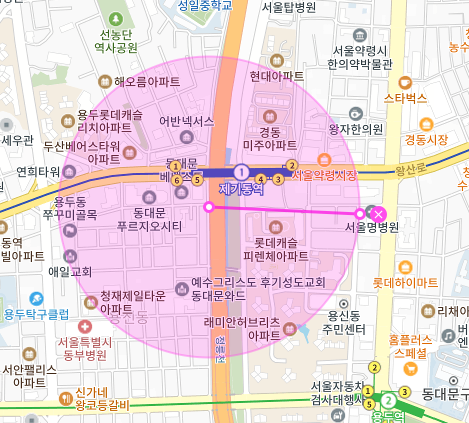 동대문구 용두동 인근 주차장 정보 / 10만원 / 제기동역 인근 주차장