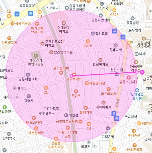 서울 노원구 공릉동 | 월주차 정기권 | 전일제 | 공릉보건소 인근 주차장