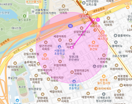 마포구 망원동 인근 주차장 정보 | 13만원 | 마포구청역 인근 월주차 | 주만사 월주차
