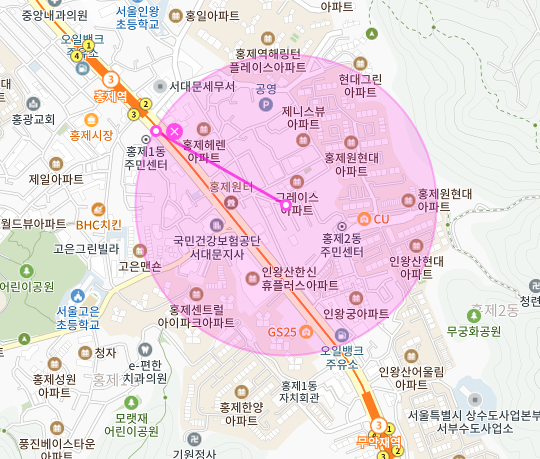 서대문구 홍제동 인근 주차장 정보 | 13만원 | 홍제역 인근 월주차 | 주만사 월주차