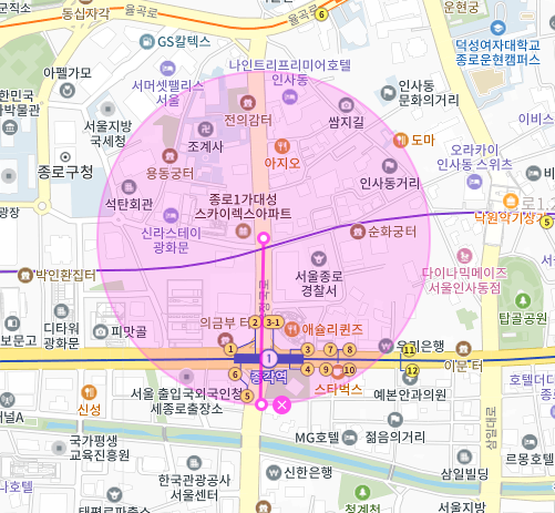 종로구 견지동 인근 주차장 정보 | 22만원 | 종각역 인근 월주차 | 주만사 월주차