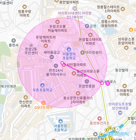 성북구 동소문동 인근 주차장 정보 | 16만원 | 수유역 인근 월주차 | 주만사 월주차
