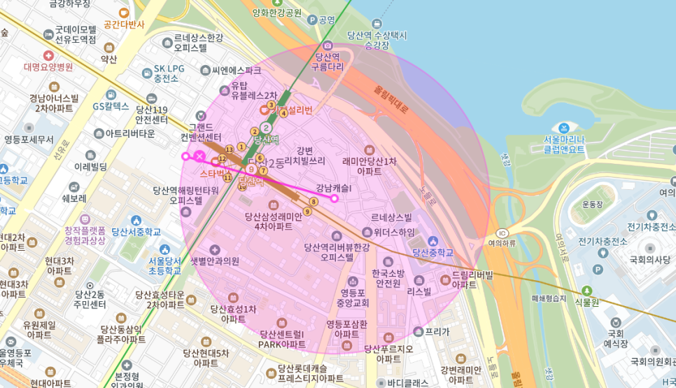 남현동 주차장 _ 당산역 8번 출구 근처 평일 아침 8시부터 저녁 7시까지 주차 가능