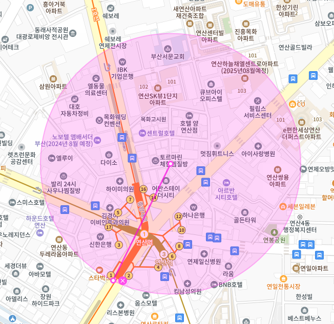 연산역 월주차 / 연산역 도보 1분