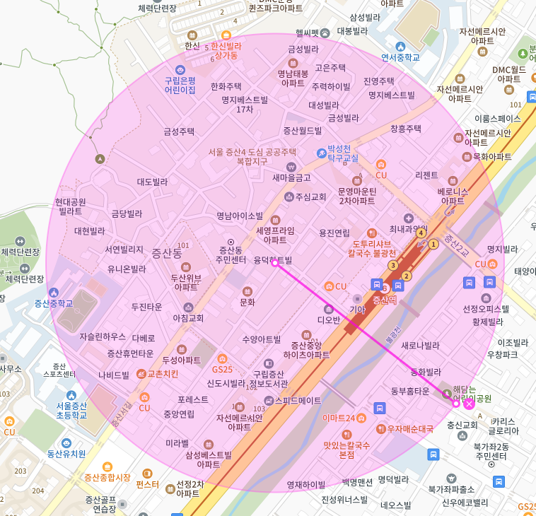 증산역 월주차 / 증산역 도보 1분