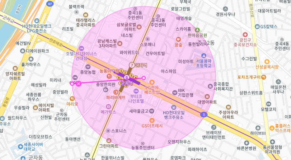 군자역 월주차 _ 성인군자들이 많이 있다는 군자역 주변에서 주차장을 찾으신다면?
