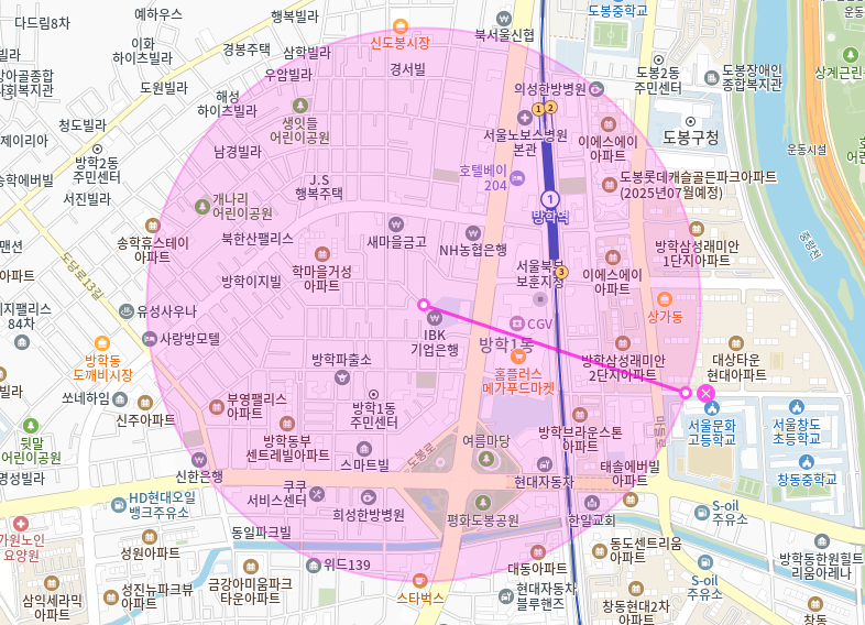 방학동 월주차_ 방학역 도보 5분내로 갈수 있는 주차장
