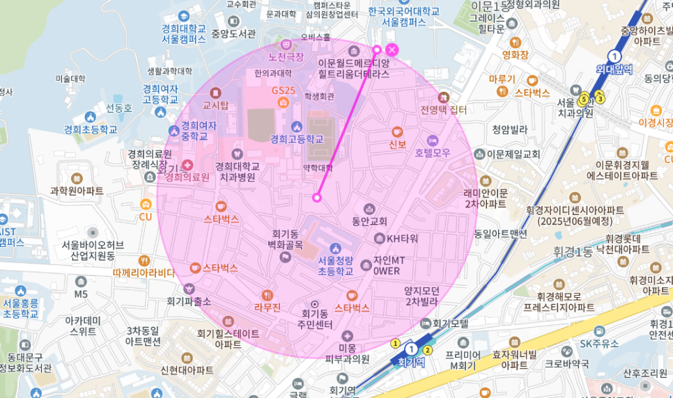 회기동 월주차 _ 회기역 인근 평일 전용 주차장