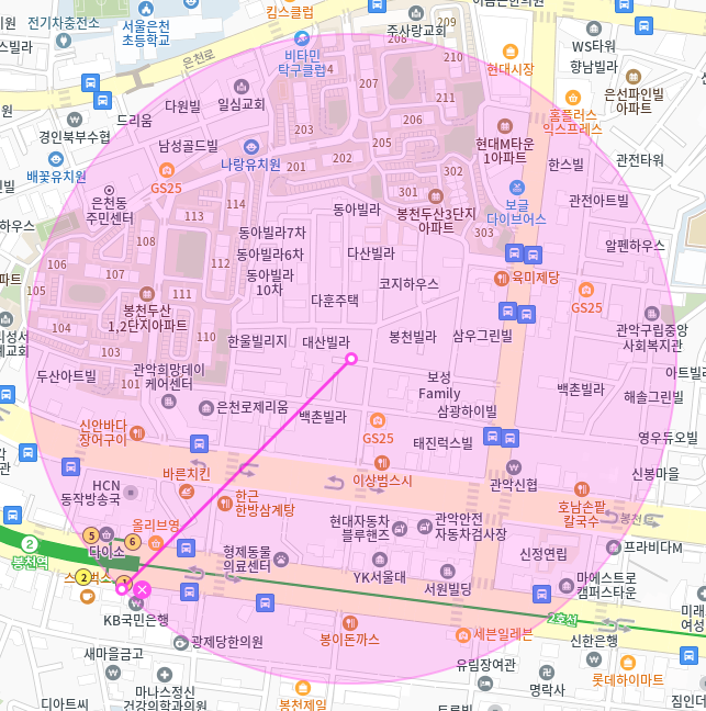 봉천동 월주차 / 봉천역 도보 5분
