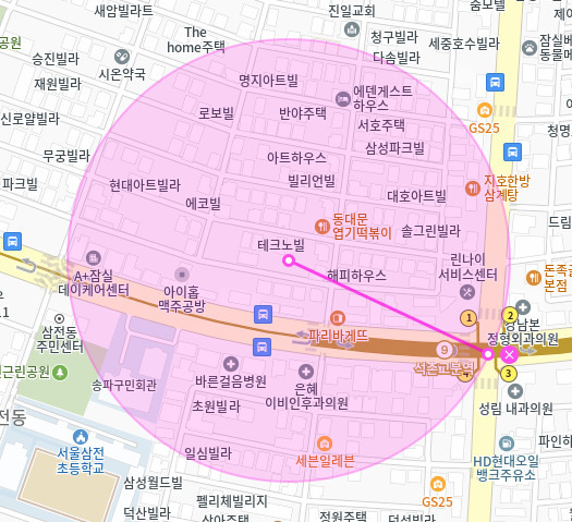 삼전동 월주차 / 석촌고분역 도보 3분 인근 최저가 !