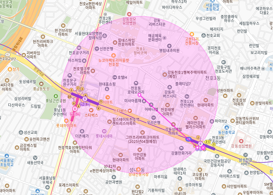천호동 월주차_ 저렴하고 역과 가까운 월주차를 찾으신다면