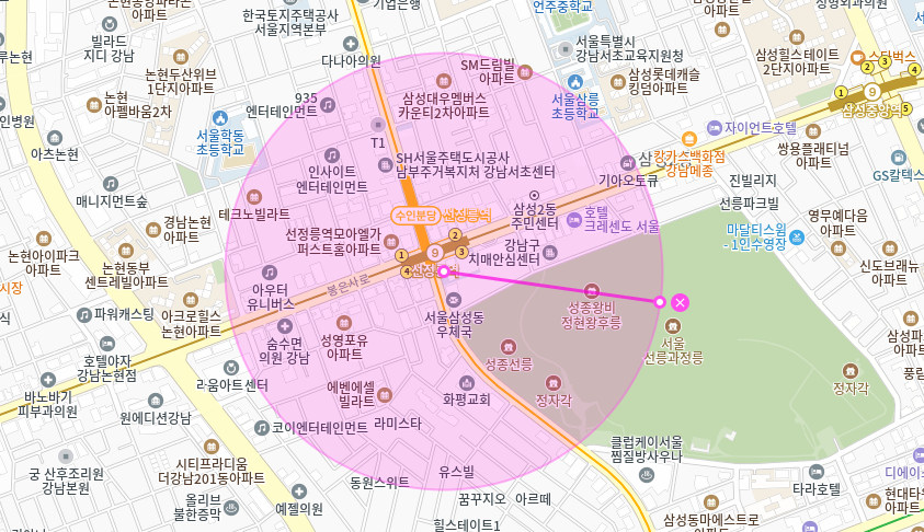 선릉 월주차 _ 선정릉역 3번 출구에서 20초 걸리는 전일제 주차장