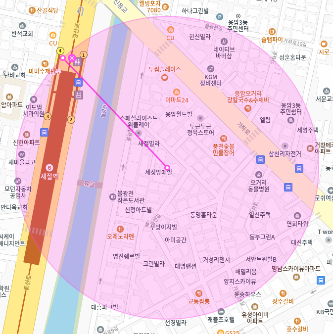 새절역 월주차 / 새절역 도보1분 단일주차, 지정석