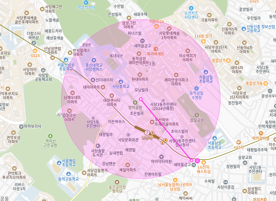 사당동 월주차_ 남성역과 가까워 이용하기 편한 주차장