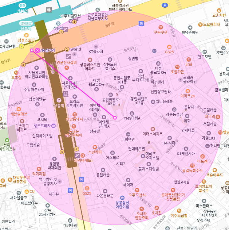 상봉 월주차 / 상봉역 도보1분, 기계식