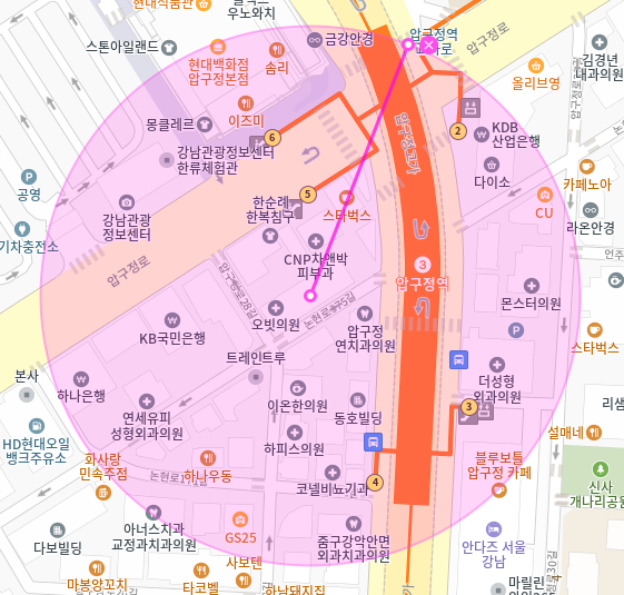 신사동 월주차 / 압구정역 5번출구 바로 앞!