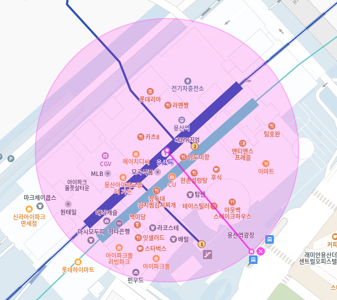 용산역 월주차 / 용산역 바로 앞!, 인근마지막 단일주차장