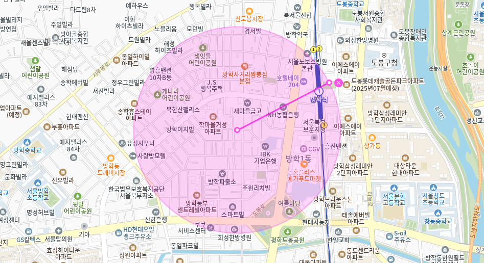 방학동 월주차 _ 지정석/단일주차/역세권/자주식/24시간
