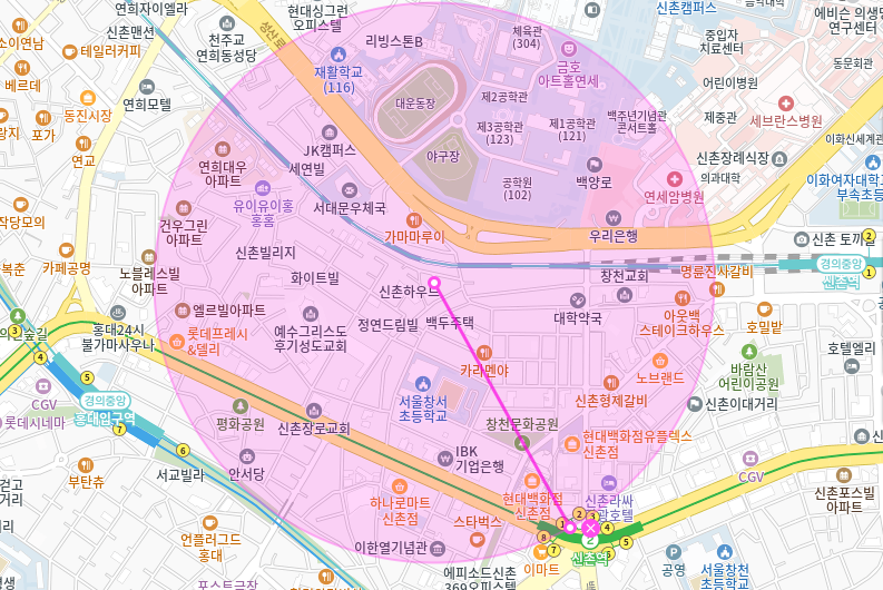 창천동 월주차_신촌역 인근 전일제 24시 자주식 단일주차장