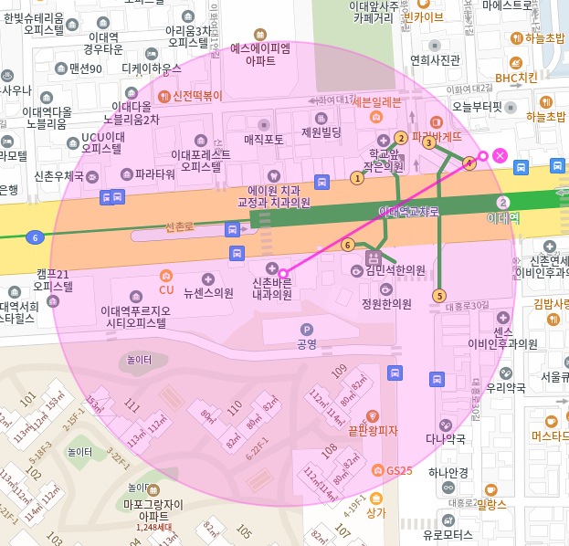 이대역 월주차 / 이대역 6번출구 바로 앞, 초역세권, 기계식주차장