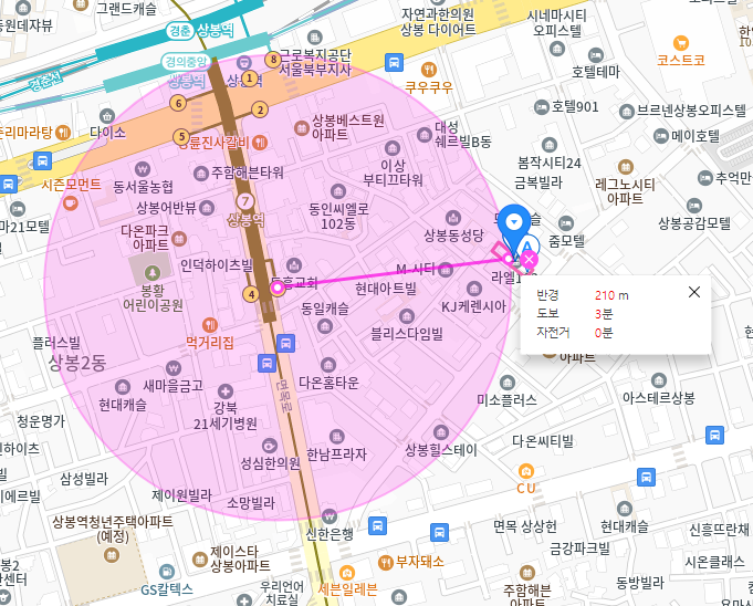 상봉역 월주차_역 바로 앞에 위치한 주차장입니다!