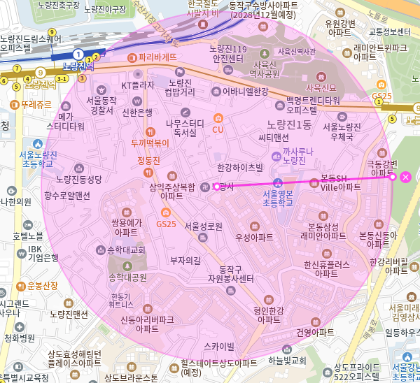 노량진 월주차_송학대공원 인근 전일 24시 주차장