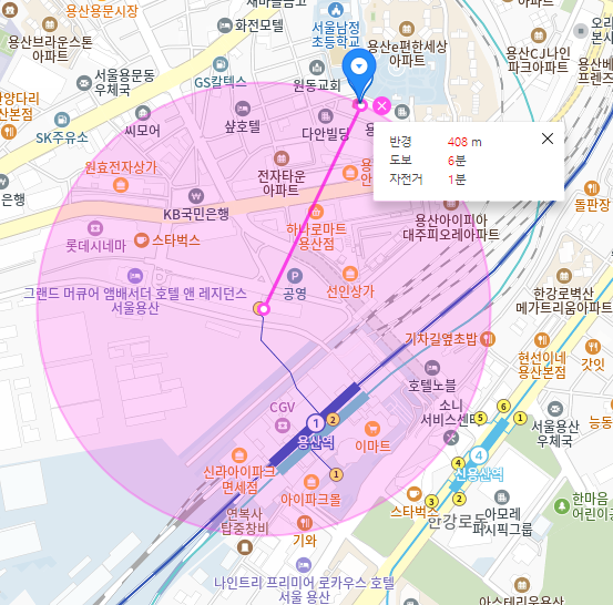 용산역 월주차_용산역 도보 6분, 전일 24시, 단일주차장