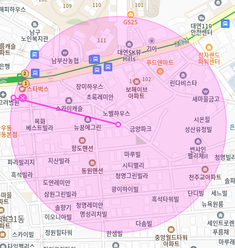 대연동 월주차 / 대연역 4번출구 도보4분, 평일, 주말, 24시 주차 가능, 신규 단일주차장