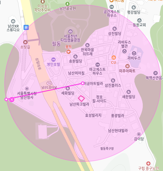 중구 예장동 월주차_서울특별시청남산청사 도보 10분 자주식 주차장