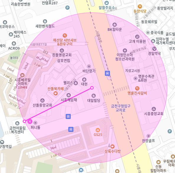 금천구청 월주차_금천구청 도보 7분 월주차장